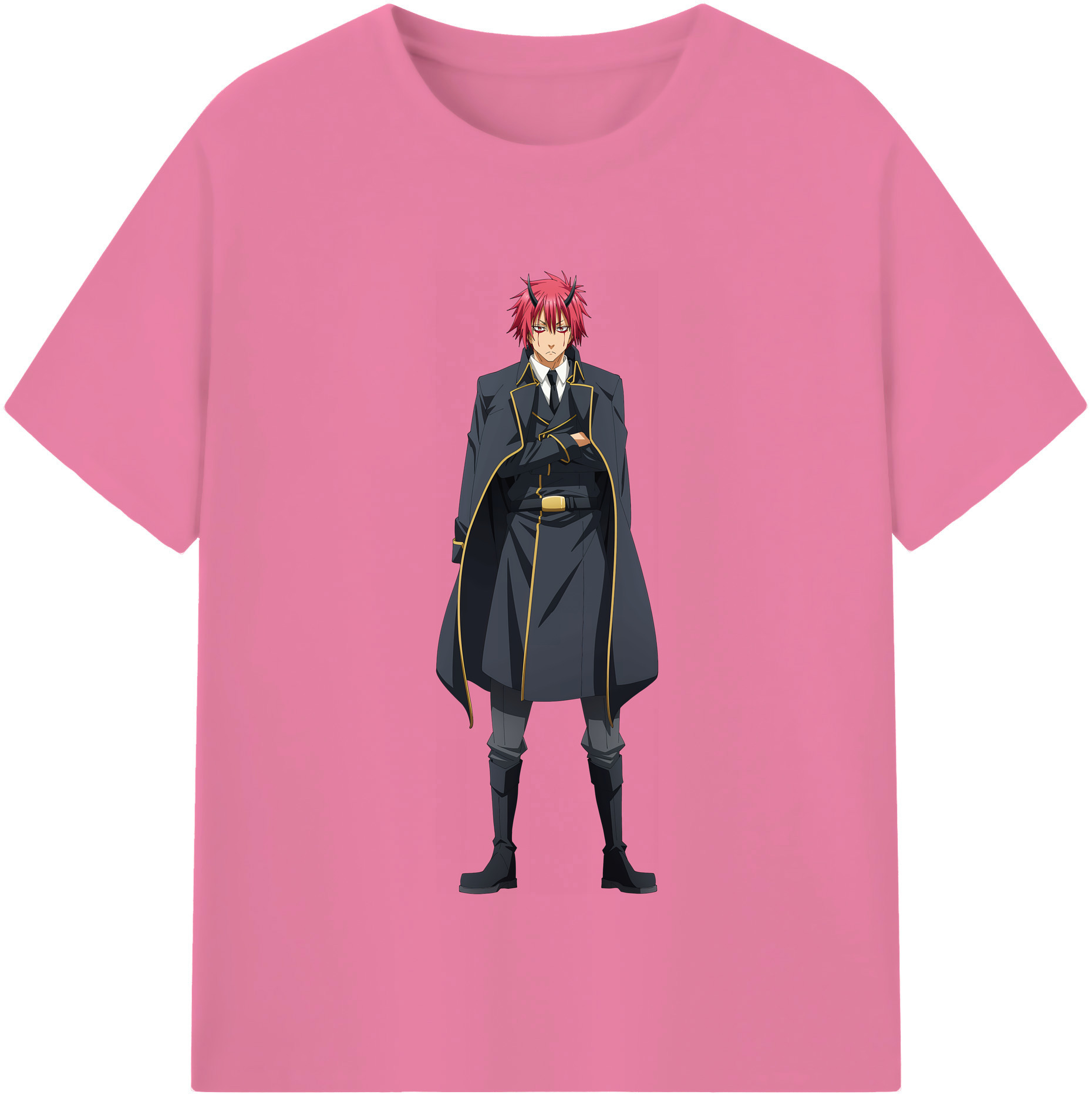 （画像用） 転スラ Regarding Reincarnated to Slime 綿100％半袖Tシャツ（フロントプリント）